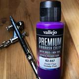 Краска Vallejo Premium Fluo Violet 
